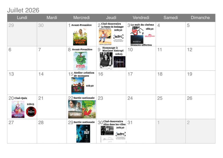 CalendrierJuillet